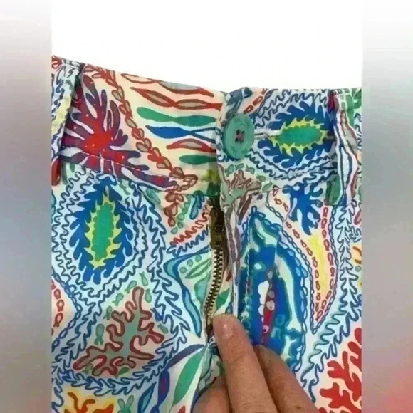 Lilly Pulitzer‎ Multi Let Minnow Callahan Shorts Sz 00 - Picture 4 of 11
